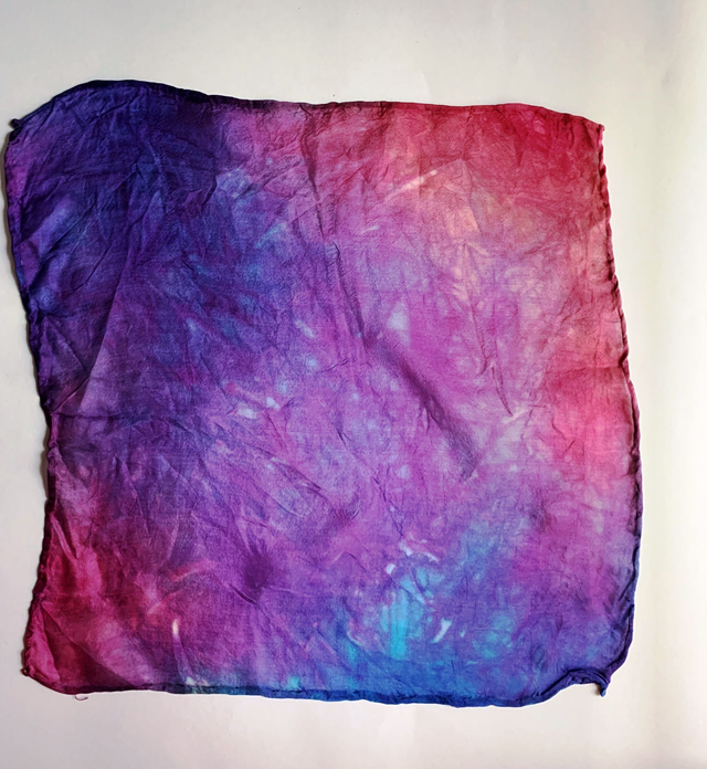Hand Dyed Silk Handkerchiefs