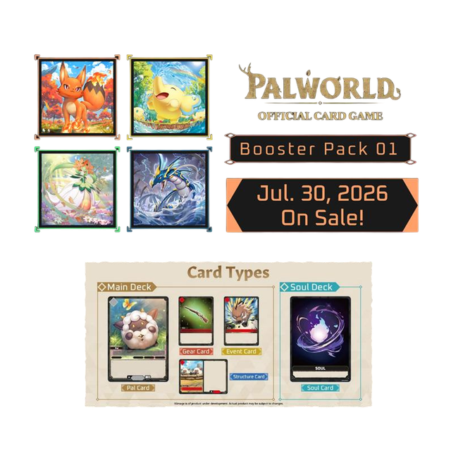Bushiroad Palworld Official Card Game - Booster - BP01 - Dawn Of Palpagos - EN