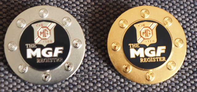 MGF Register Pin Badge