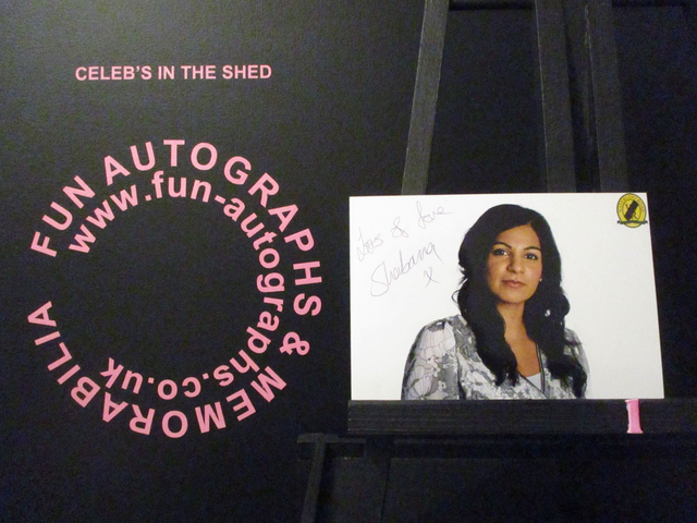 Shabana Akhtar Bakhsh Authentic Autographed 6x4 Photograph (1)