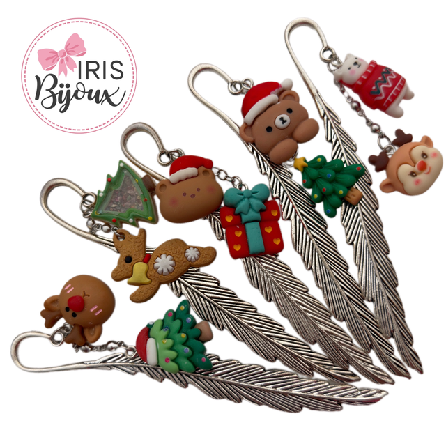 Segnalibro con soggetti natalizi 