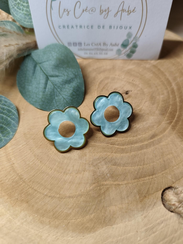 BO CHIC FLEUR BLEU AZUR 0001365