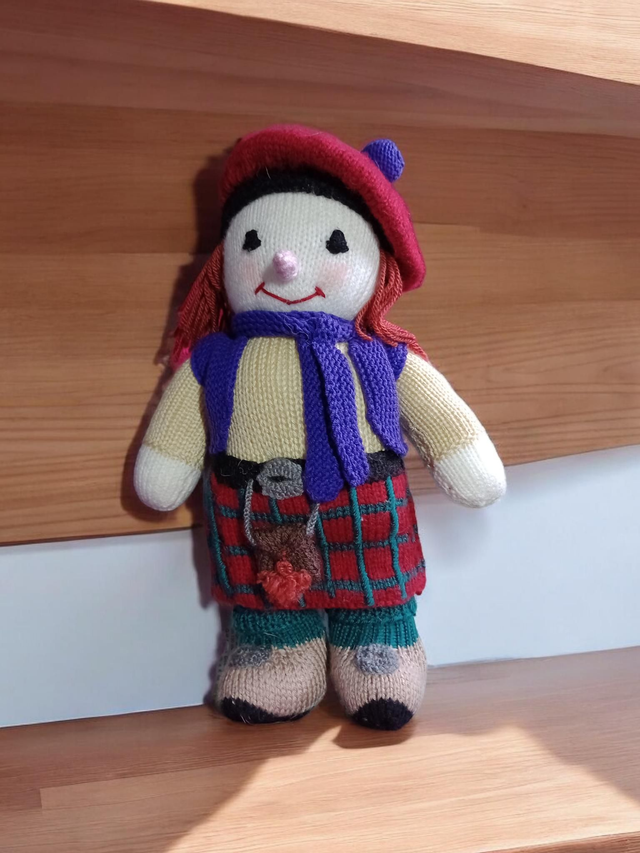 Scottish lassie doll
