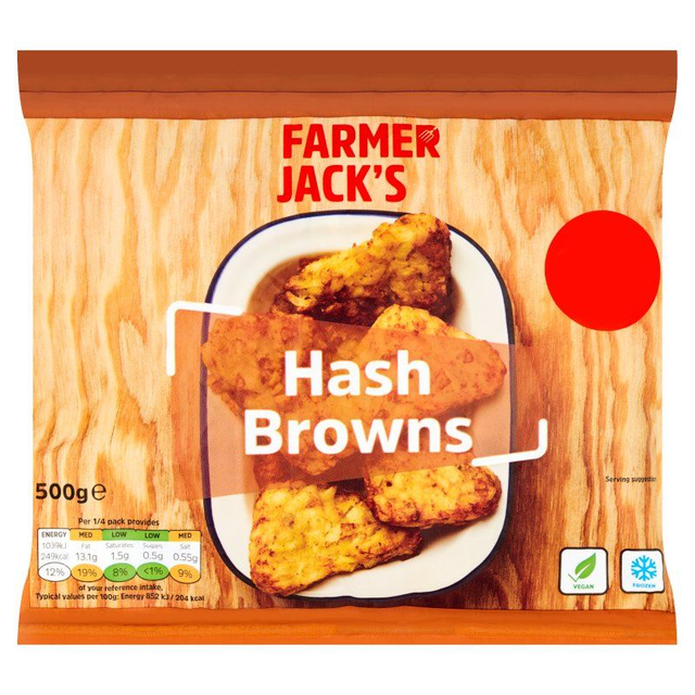 Farmer Jack's Hash Browns 500g 