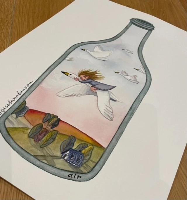 Air - Framed Artwork - Stop Café Exhibition