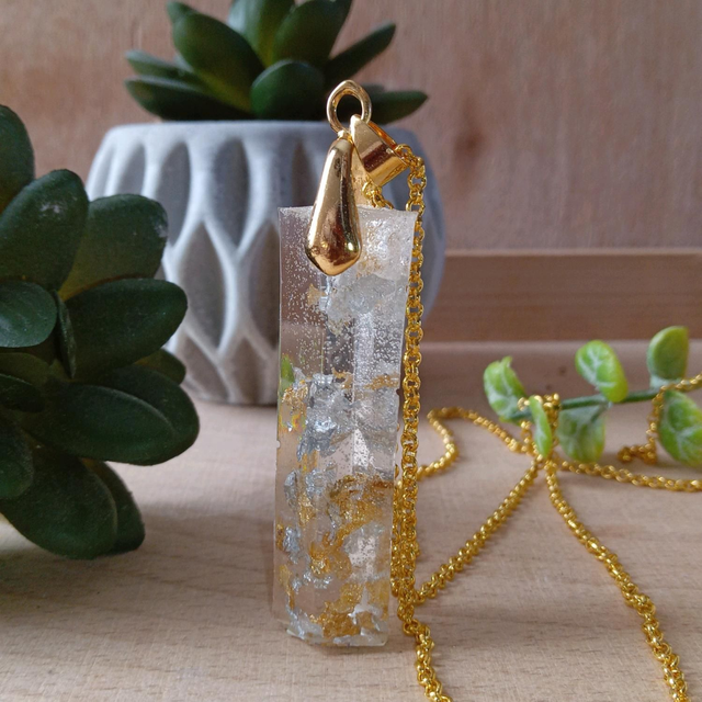 pendentif cylindre losange 