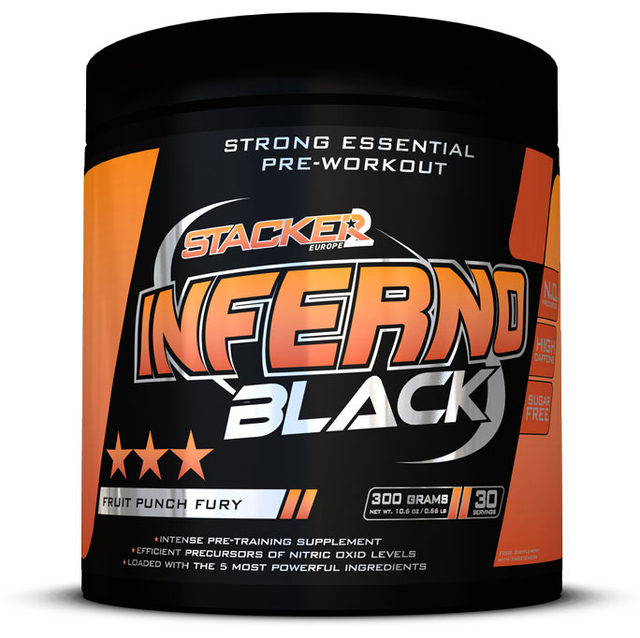 INFERNO BLACK - STACKER2 - LEMON LIME - 300gr
