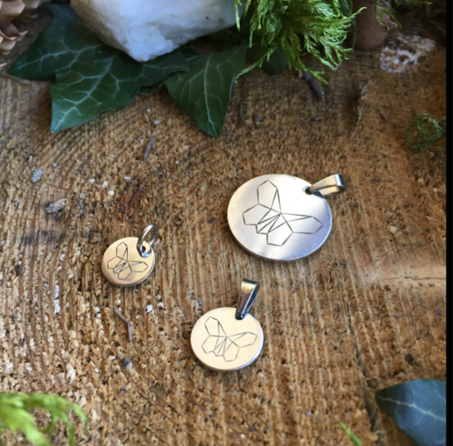 Médaille Papillon Origami