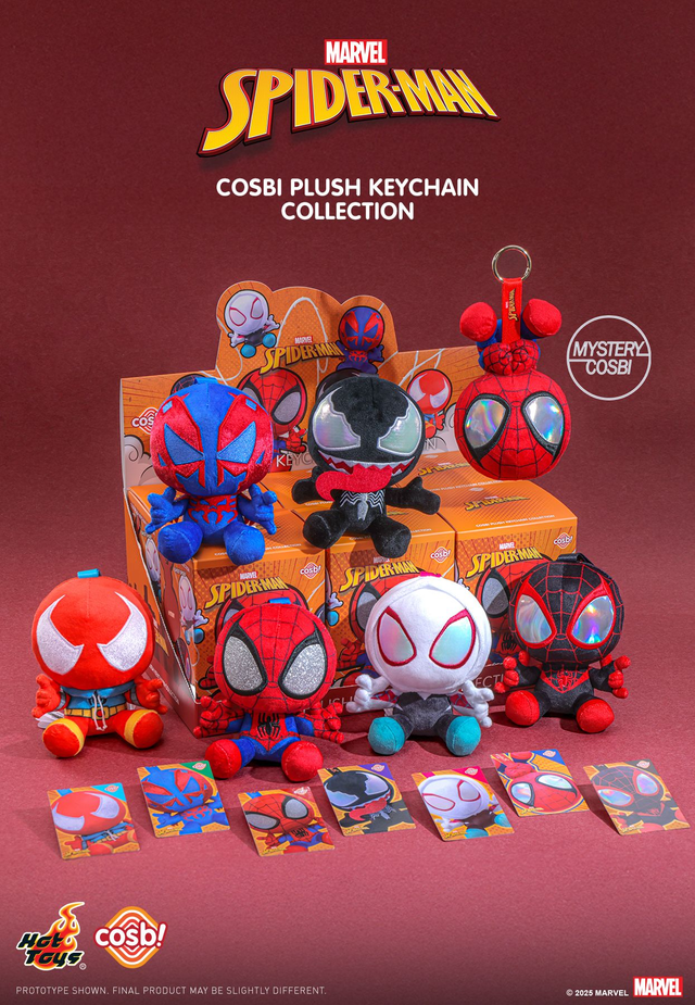 Hottoys: Cosbi! - Spider Man Plushie Keychain