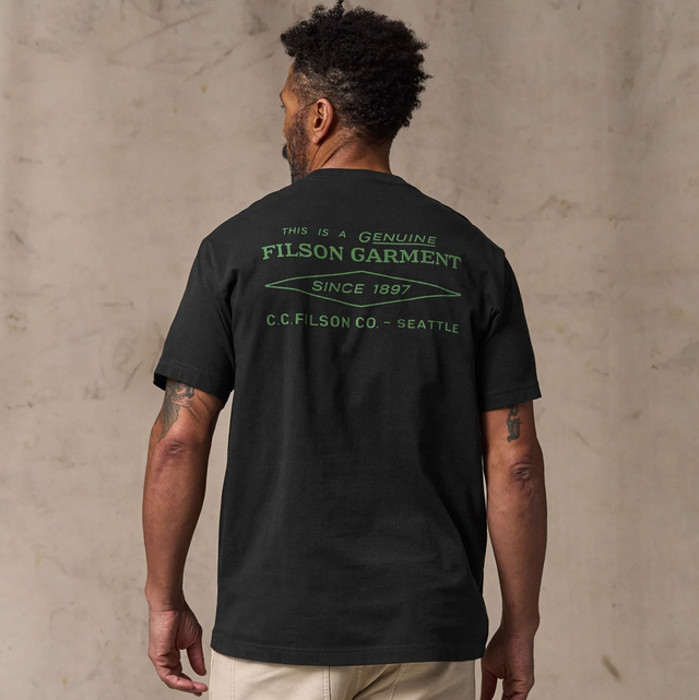 Filson Diamond Graphic T-Shirt Black