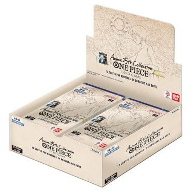 Bandai One Piece Le Jeu De Cartes - Anime 25th Collection - Display De 24 Boosters