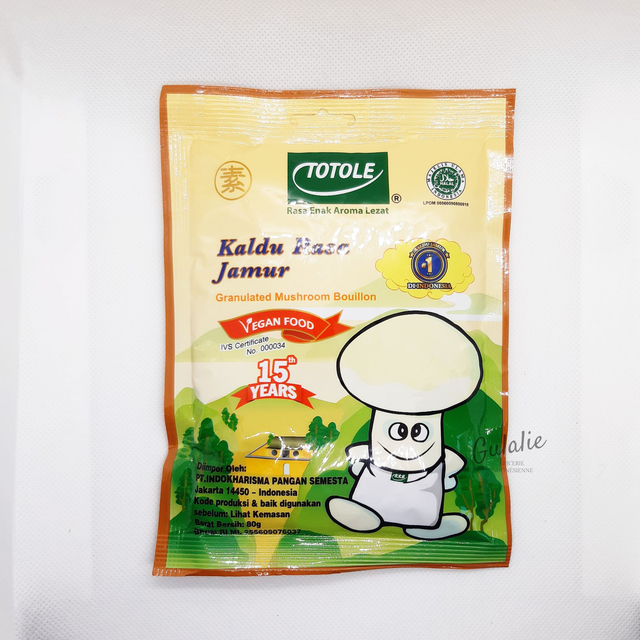 TOTOLE Kaldu Rasa Jamur - Bouillon de champignon en poudre 80gr