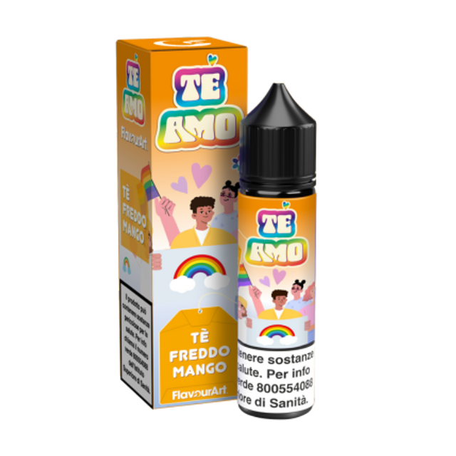 FLAVOURART Te Amo Tè Freddo Mango SHOT 20/60 20ml EAN8058611839658