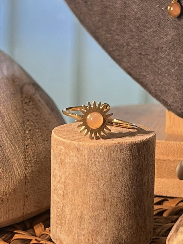 Bague Pierre de Soleil ajustable