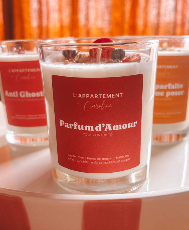 Bougie « Parfum d’Amour »