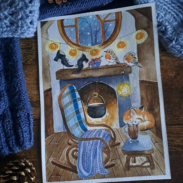 La petite chaumière enchantée de Noël