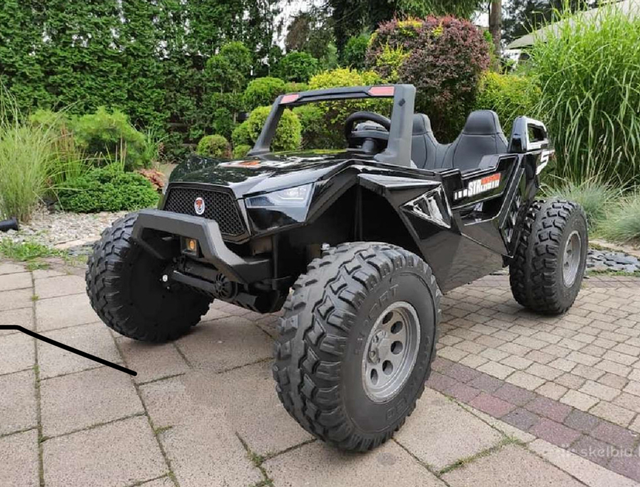 Clash XL 24V Electric Ride On Buggy Black 