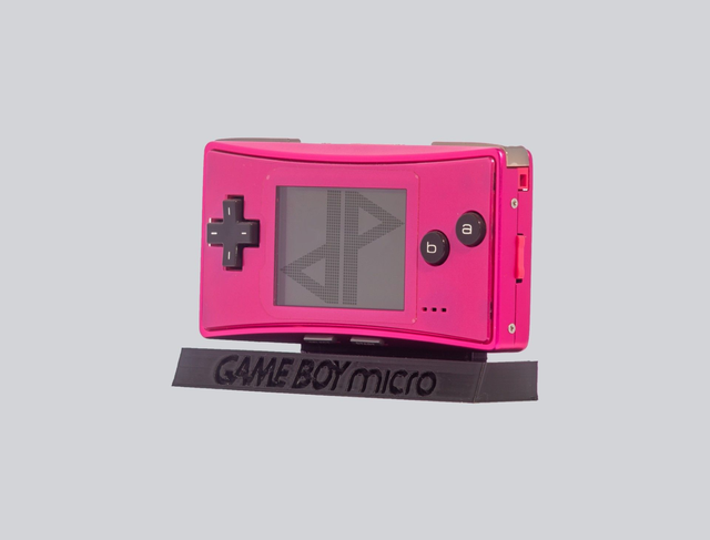 GameBoy Micro Display Stand