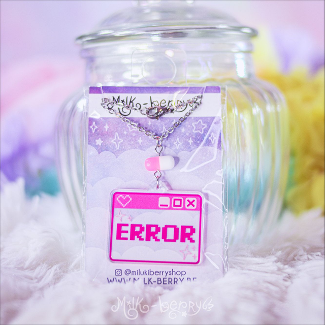 Collier Acrylique Recyclé Error