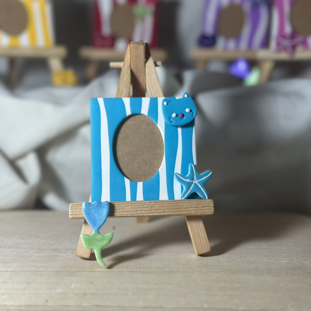 Cadre photo identité avec magnet interchangeable 