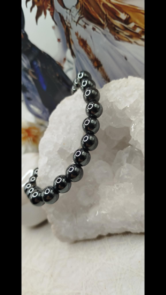 Bracelet Hématite Noire Collection Minimal Touch