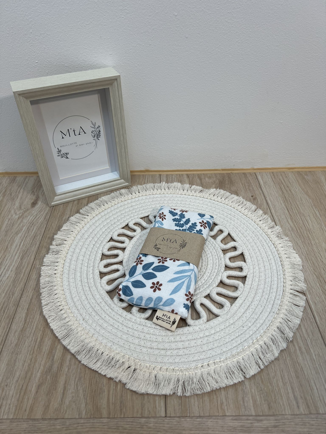 Bouillotte Déhoussable Herbier Fleurs Bleues