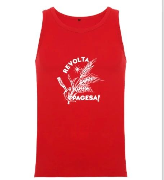 Samarreta Tirants Home Revolta Pagesa VERMELLA
