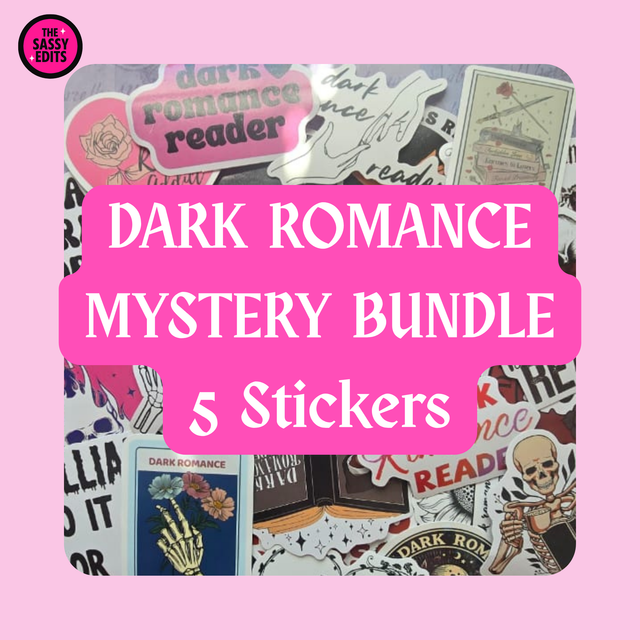 Dark Romance Mystery Sticker Bundle – 5 Pack