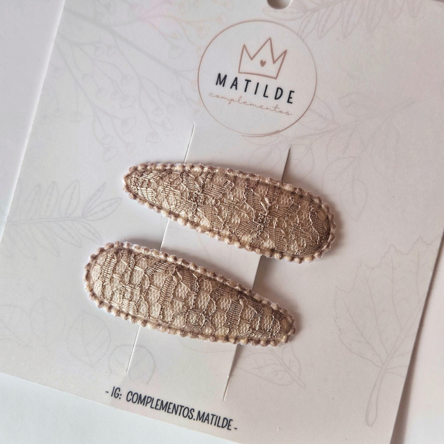 Clip Par 	Broderie Khaki