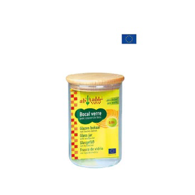 Bocal Couvercle Bois - 800ml