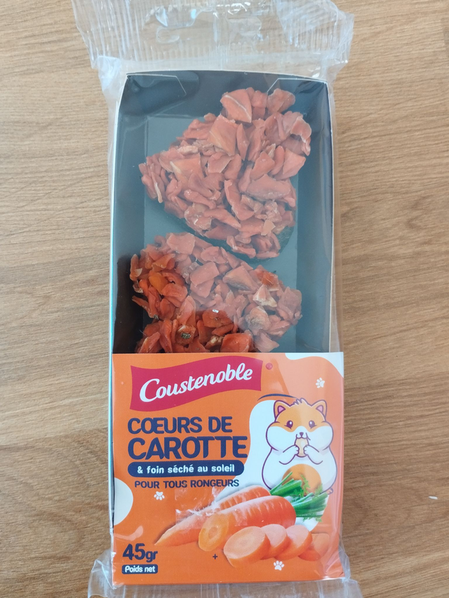 Cœur de Carotte – Friandise pour Petits Rongeurs