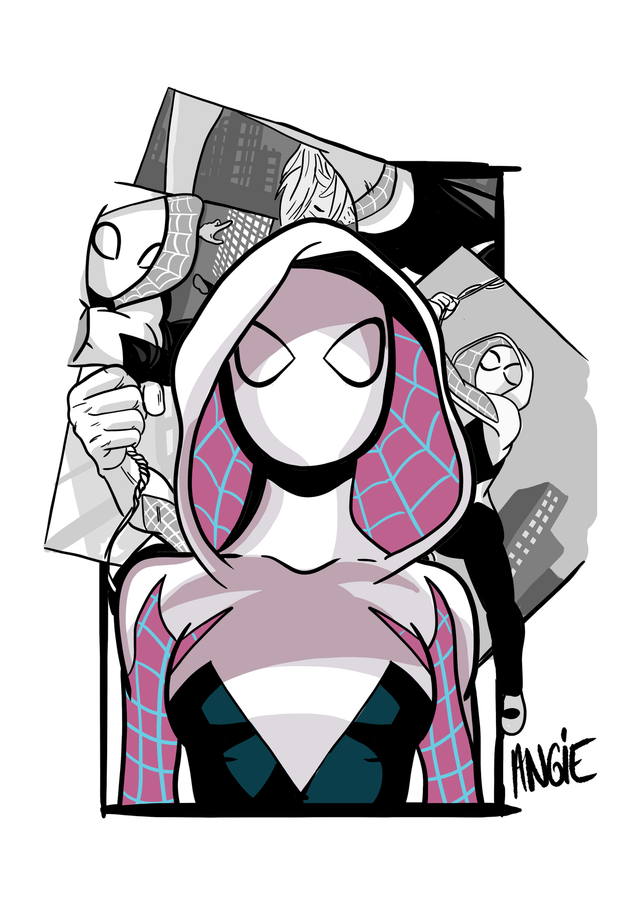 Illustration Tattoo Marvel Girls