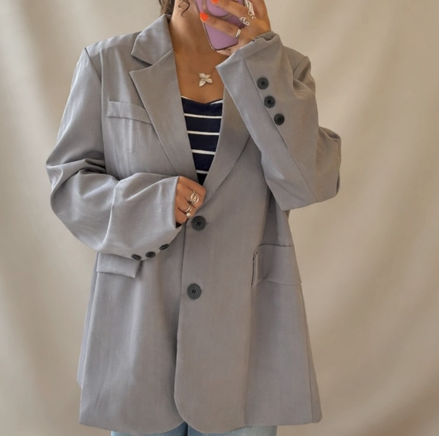 Blazer Over Grigio 