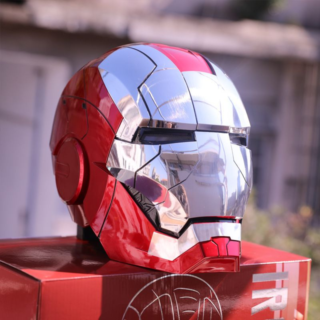 X2-1.1 - Casque Control Iron Man Argent