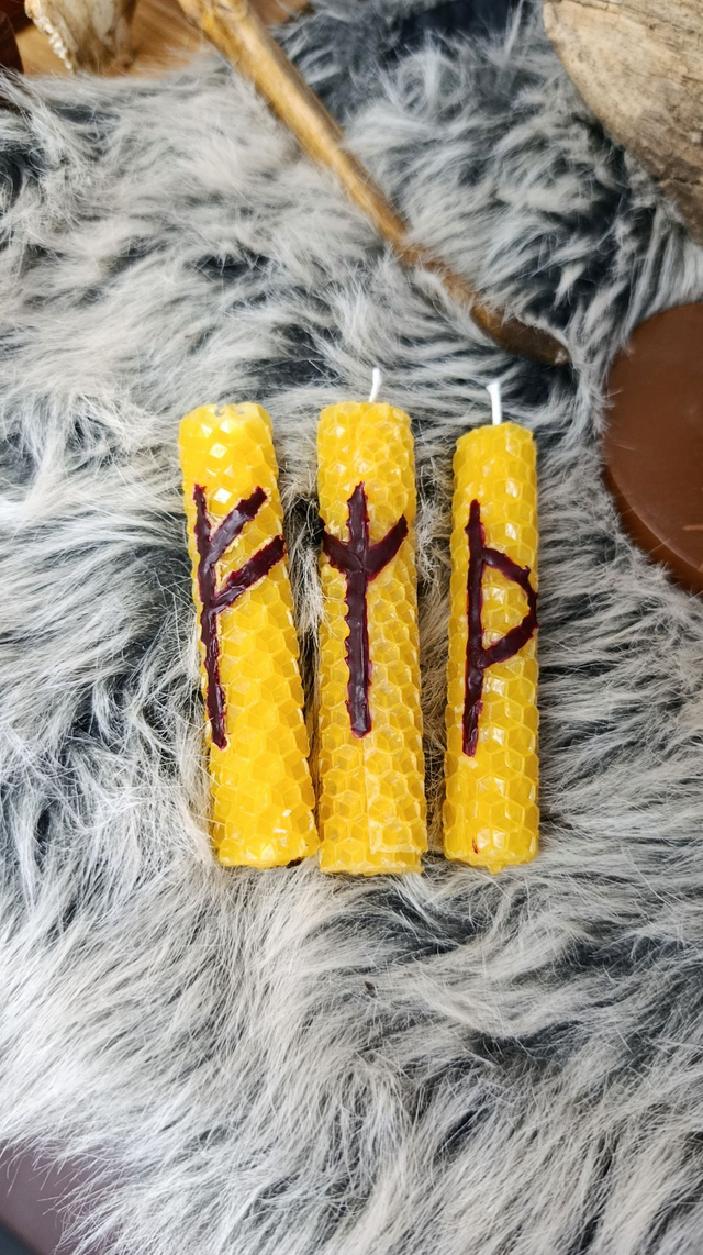 Bougie d'intention runique