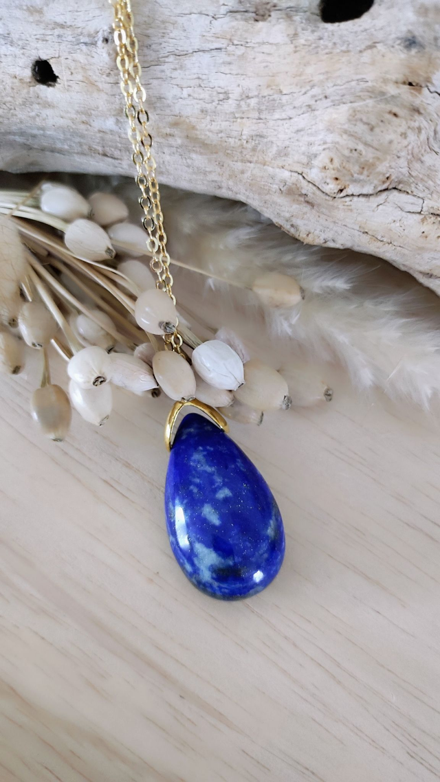 Pendentif sautoir Lapis lazuli