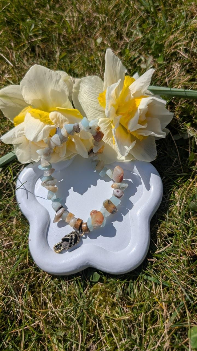 Bracelet Amazonite - Perle Chips 