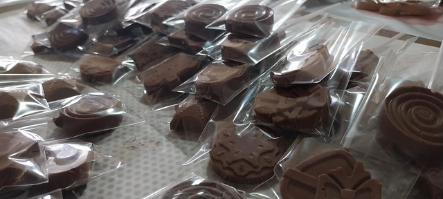 Sucette chocolat noir