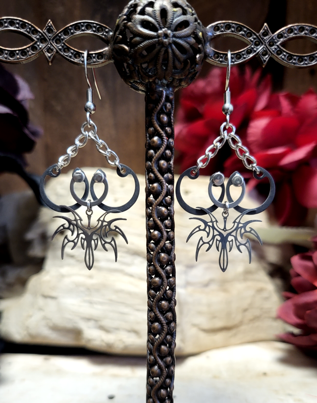 Boucles d&#039;Oreilles Néo Circlipes &quot;ArachnoEdge&quot;