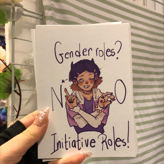 Clove gender roles print A6