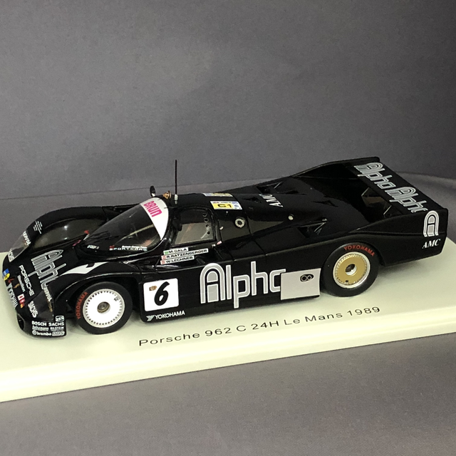 Porsche 962 Le Mans 1989 „Alpha“ Team Brun S. Sala / R. Ratzenberger / W. Lechner Spark 1:43