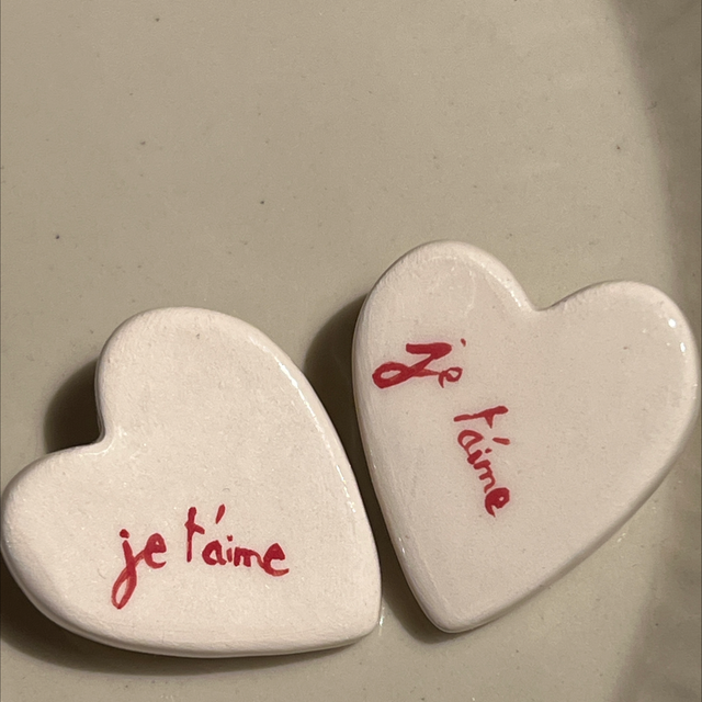 Broche coeur &quot;Je t&#039;aime&quot;