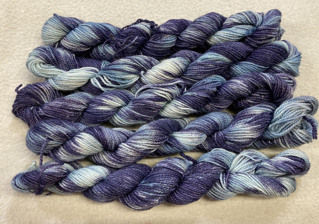 Limited Edition Sparkle Merino/Nylon Mini Skein 6559 Sparkle