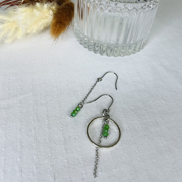 Boucles d’oreilles asymétriques #BOAA001