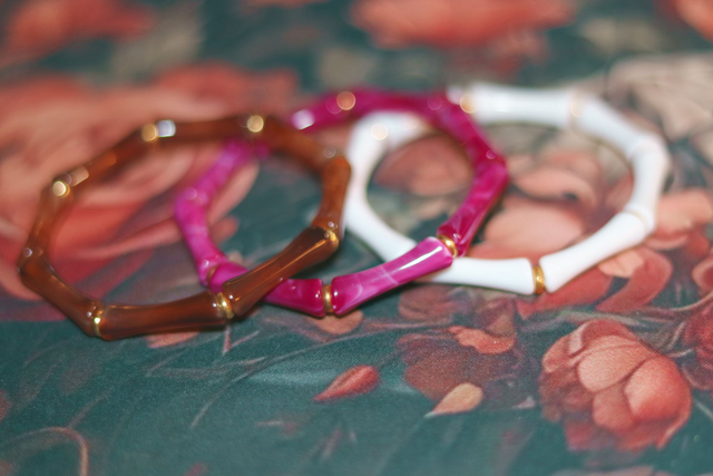 Bangles • Bambou acrylique