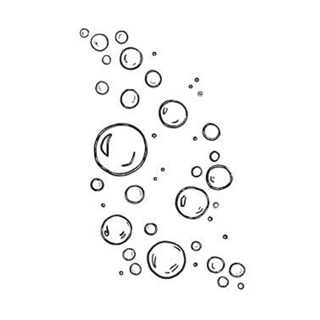 Stempel Seifenblasen 5x8cm