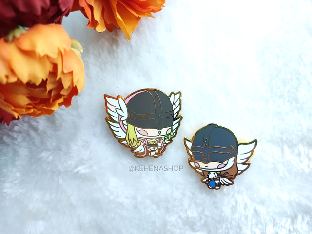 Angemon &amp; Angewomon Hard Enamel Pin | Digimon