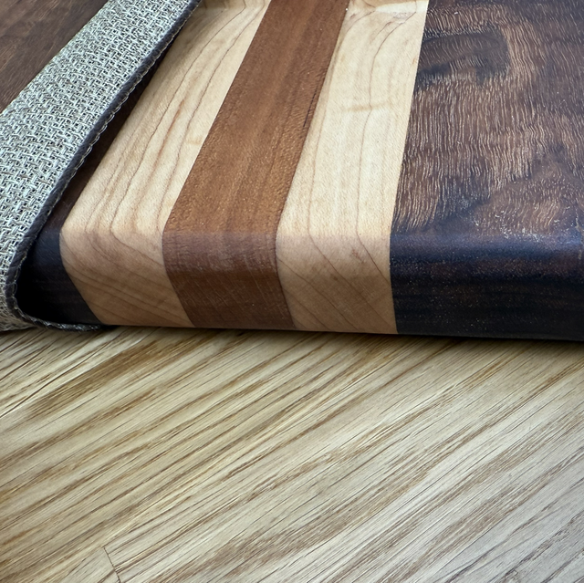 Walnut, cherry and Maple chopping board