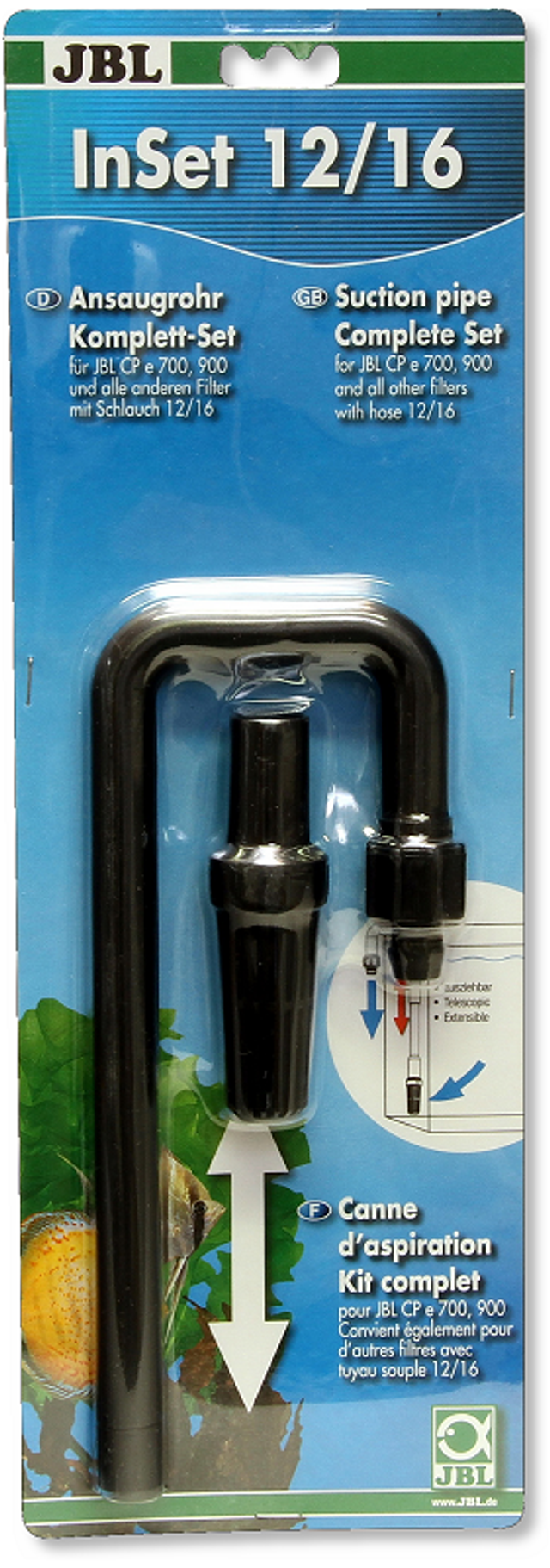 Canne JBL InSet aspiration avec Crépine 16/22mm