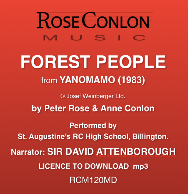 FOREST PEOPLE  RCM120MD (mp3) from Yanomamo 1983  by Peter Rose &amp; Anne Conlon